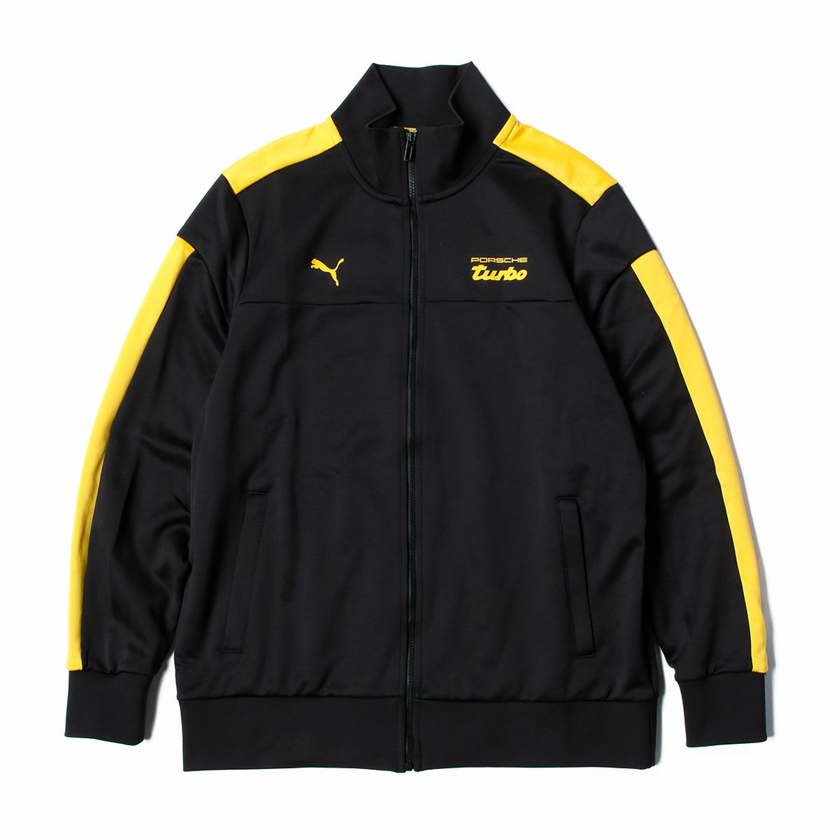 PORSCHE｜ポルシェ レガシー MT7 トラック ジャケット｜アウター｜ブラック×イエロー