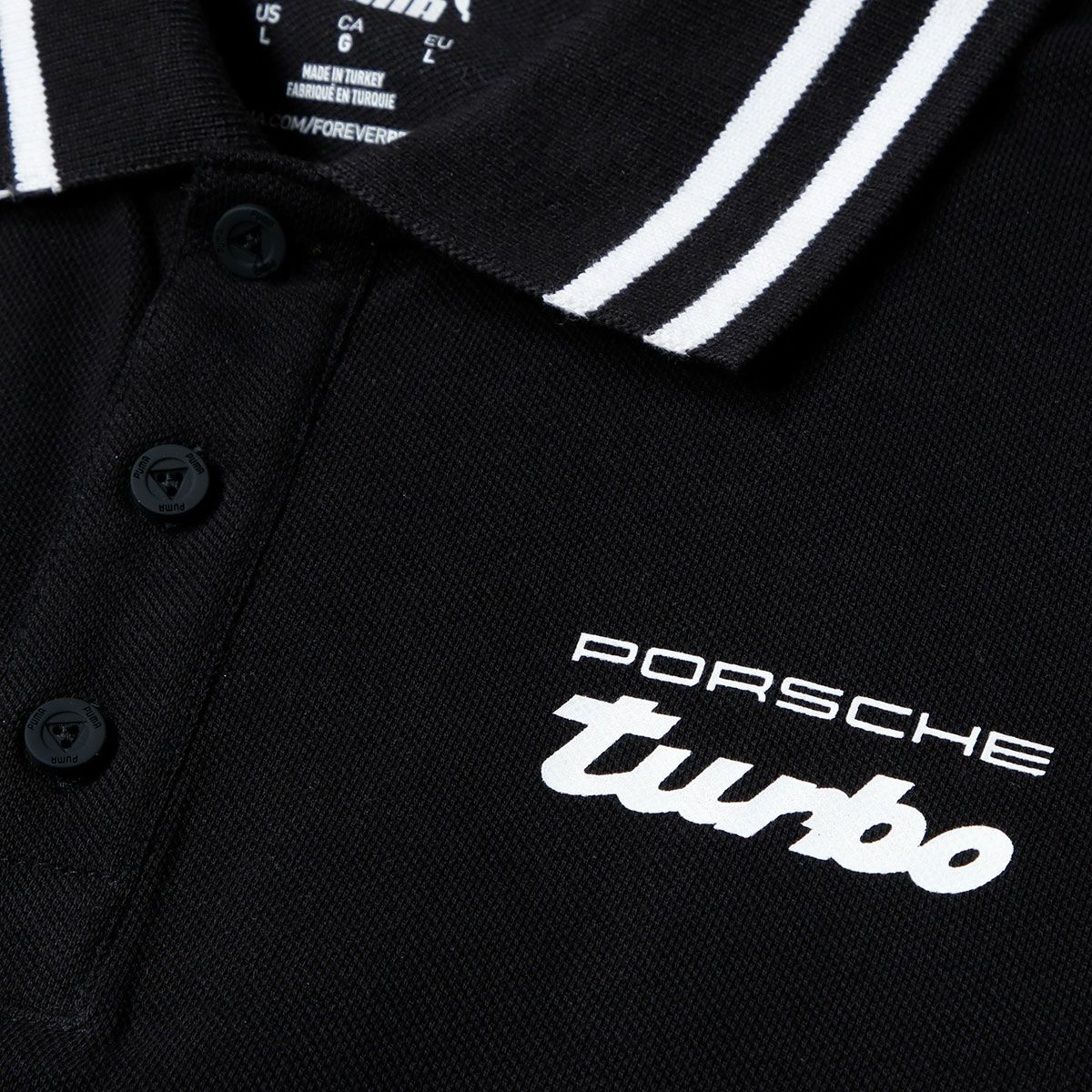 PORSCHE｜ポルシェ レガシー turbo ポロ｜ポロシャツ｜ブラック