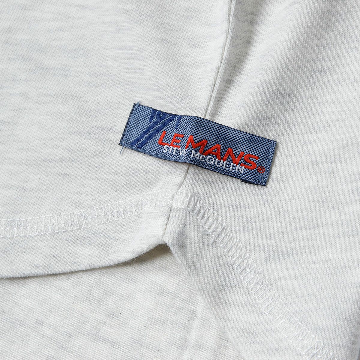 Steve McQueen｜ル・マン 24H スティーブ・マックィーン HENLEY ロングスリーブ Tシャツ｜ロングスリーブ｜エクリュヘザー