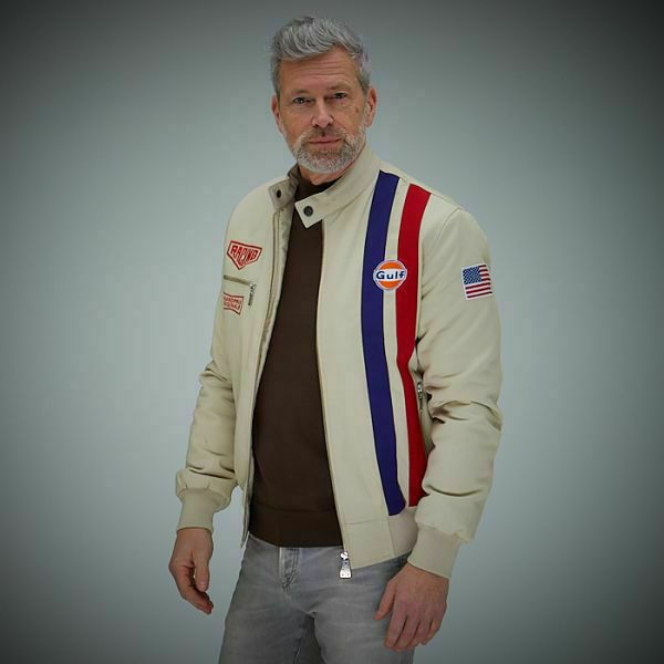 GULF｜ガルフ ブルゾン｜アウター｜サンド｜モデル着用