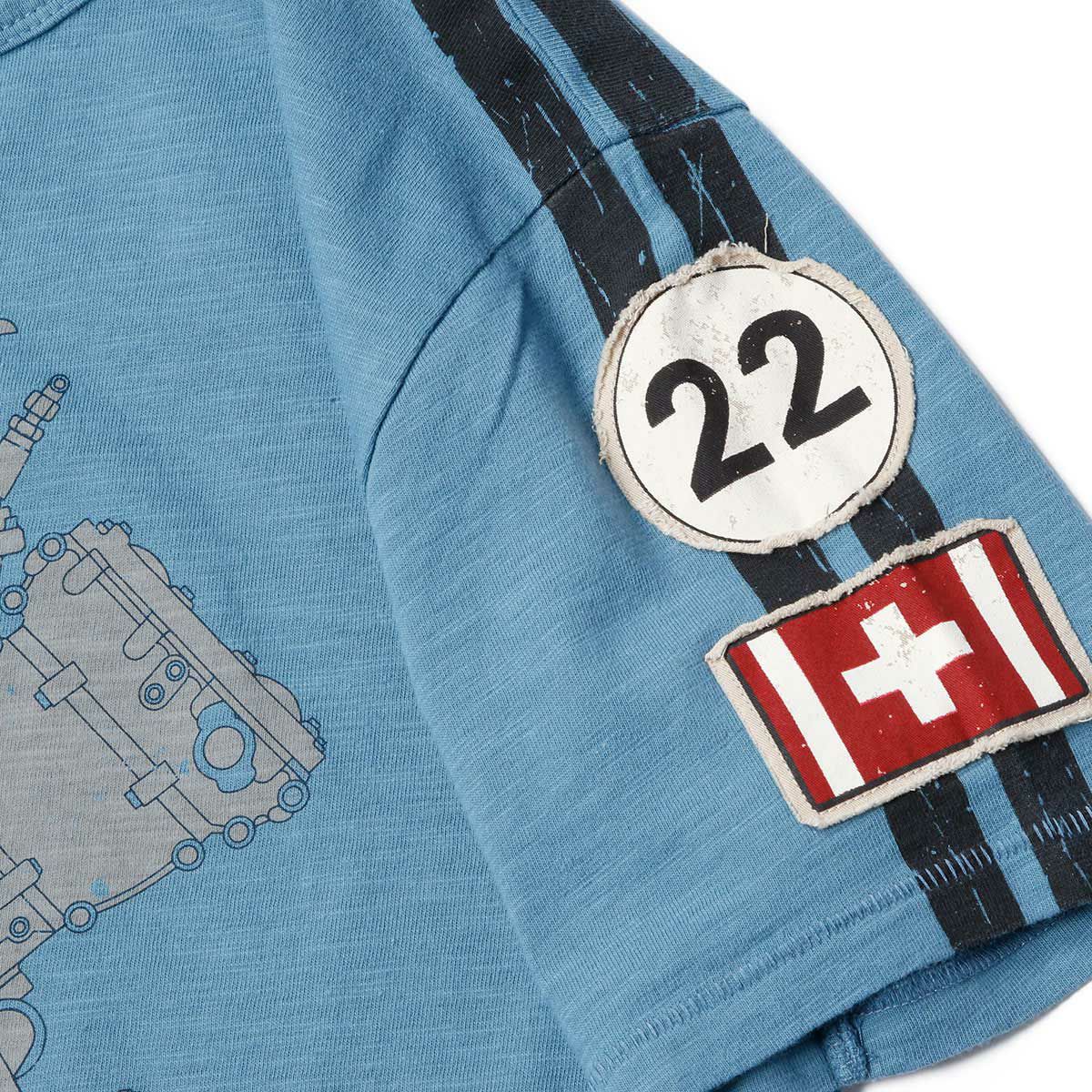 Warson Motors｜シフェール DFV Tシャツ｜ブルー