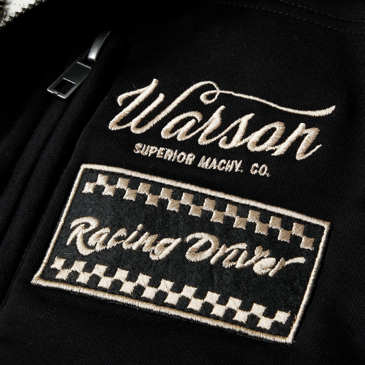 Warson Motors｜レーシング ドライバー ダブルド フーディー｜カーボン