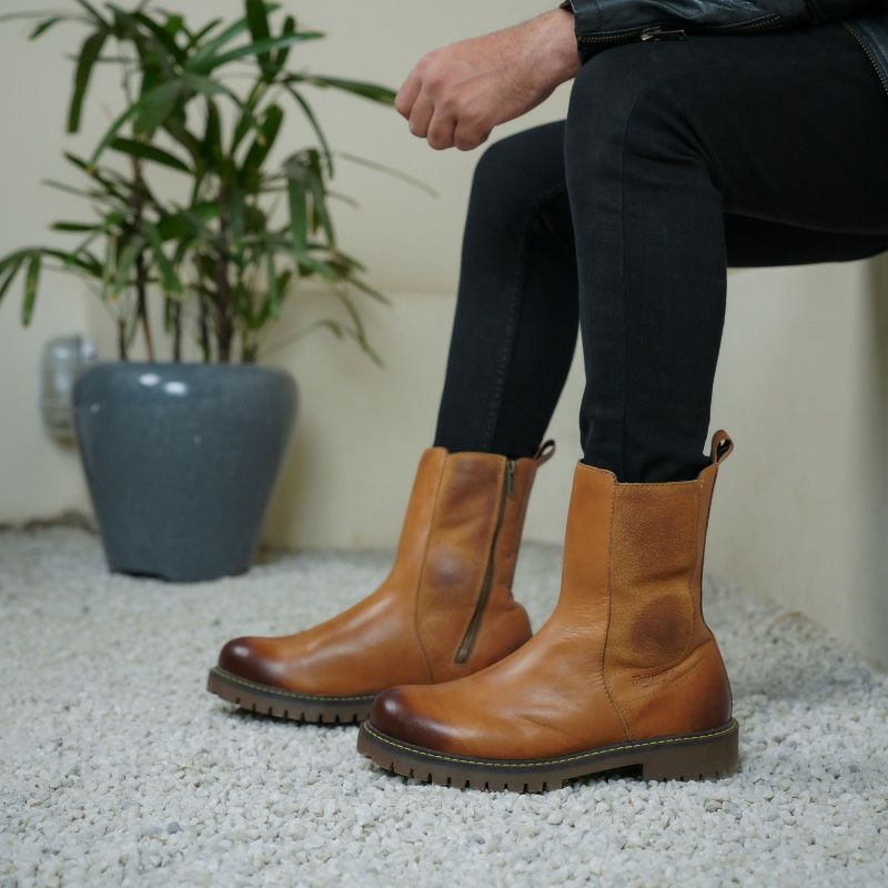 Trip Machine｜ブーツ チェルシー｜ブーツタイプ｜ヴィンテージスタリオン｜モデル着用