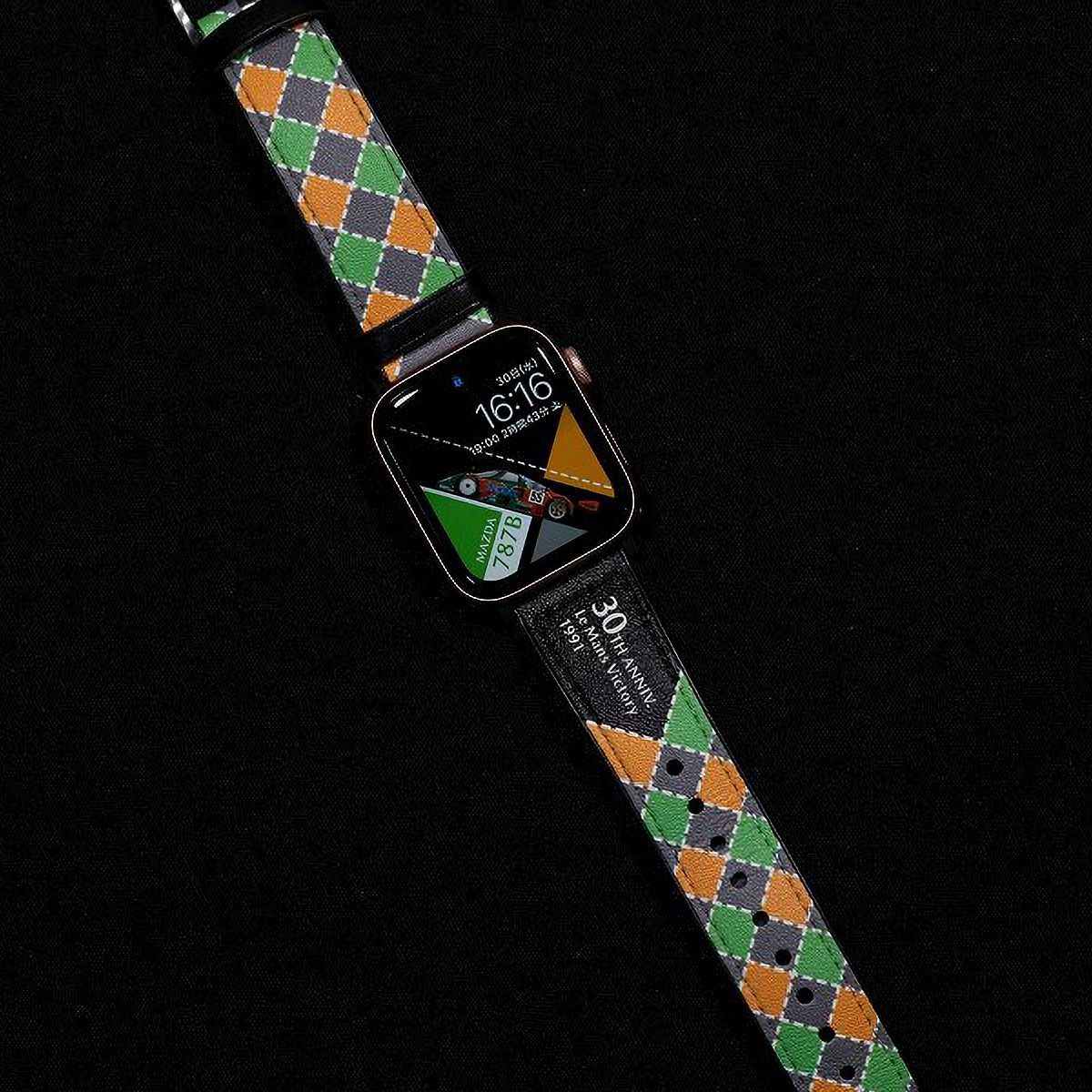 MZRacing｜ルマン30th Anniv. Apple Watchバンド｜その他雑貨｜ブラック×オレンジ