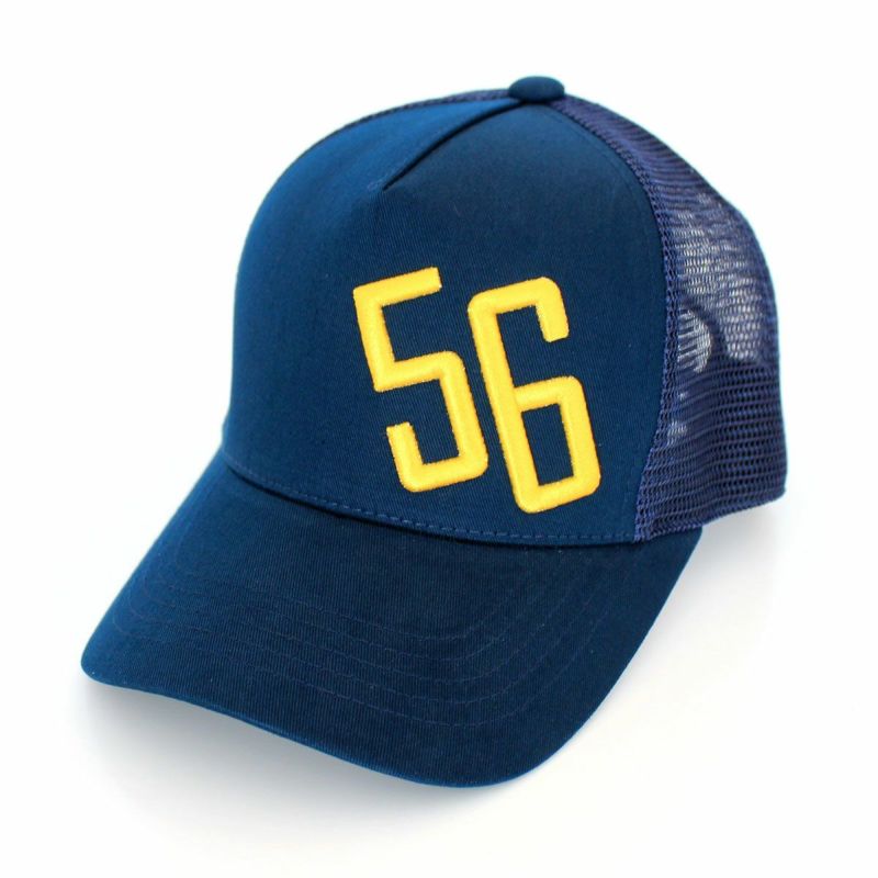 56design｜バンク キャップ｜帽子｜ネイビー