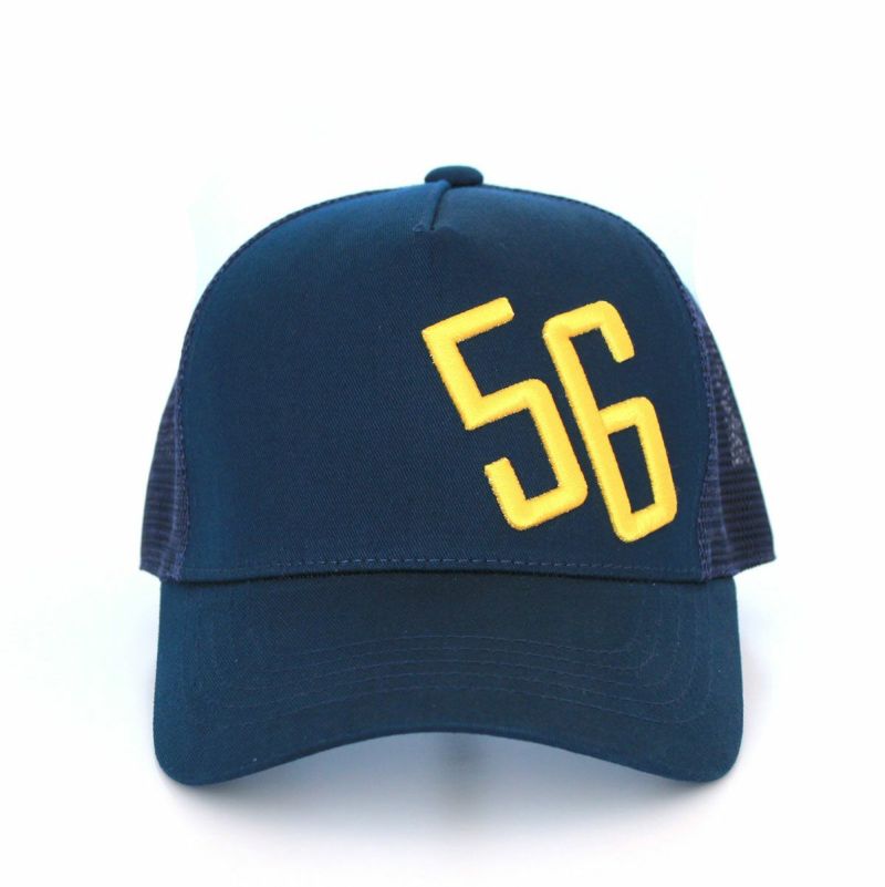 56design｜バンク キャップ｜帽子｜ネイビー