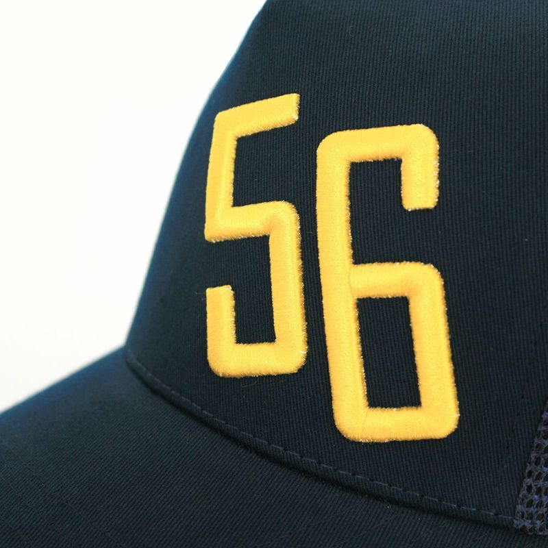 56design｜バンク キャップ｜帽子｜ブラック