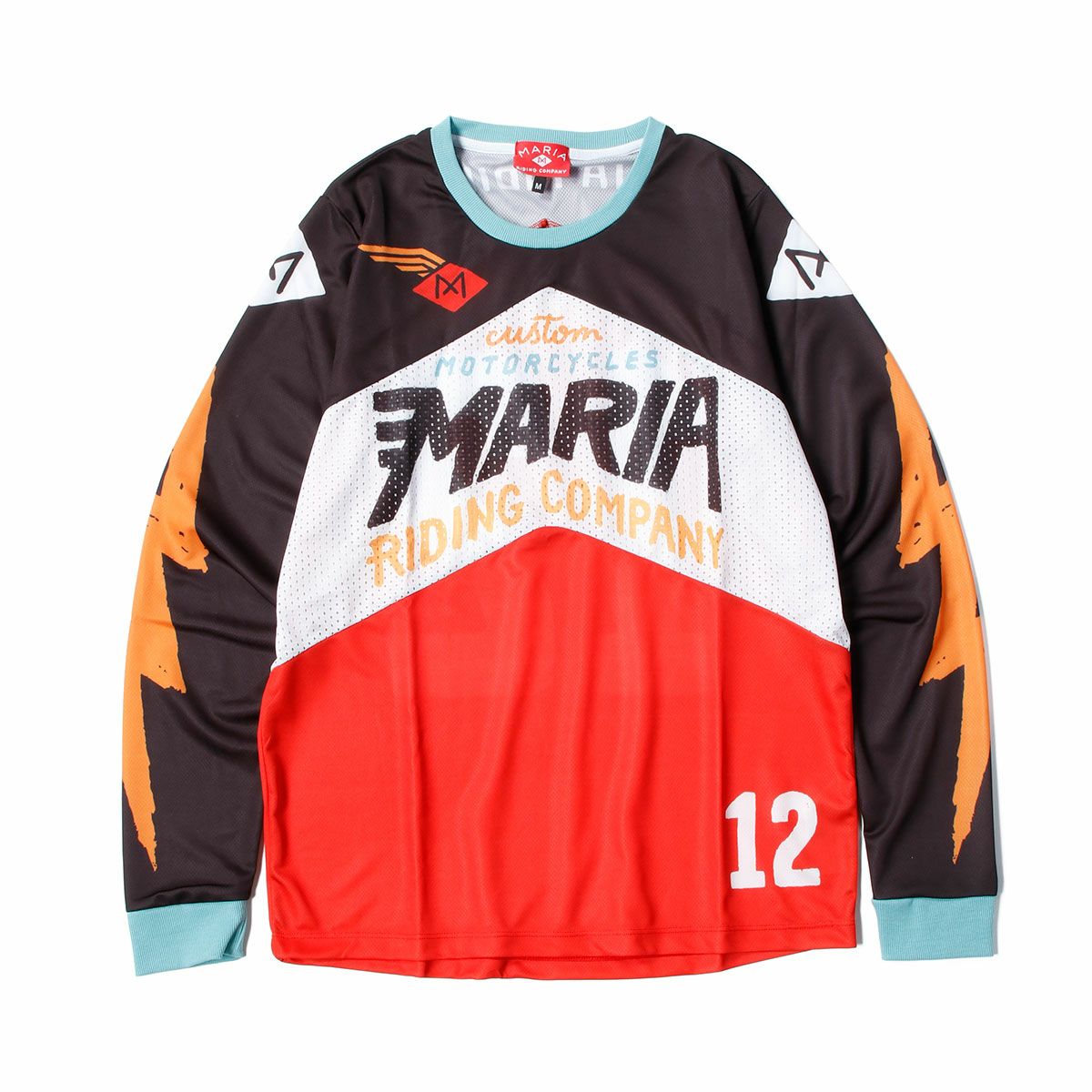 Maria Riding Company｜ヒーロー トロフィー ジャージ｜MXジャージ｜レッド×ブラック