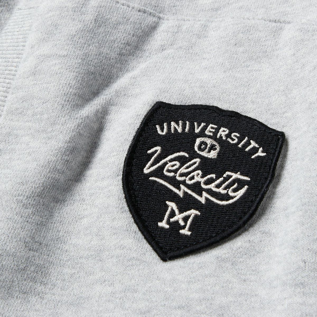 Maria Riding Company｜ユニバーシティ オブ ベロシティ フーディ｜グレー