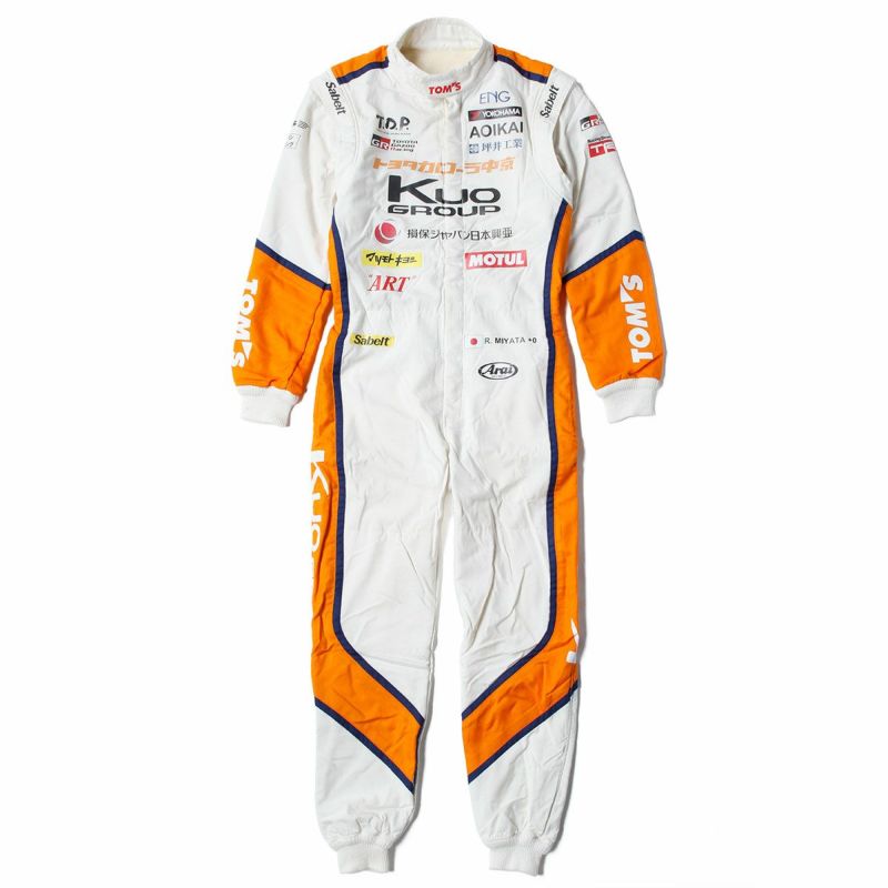 希少品 1/43 宮田莉朋 全日本F3選手権2018 Kuo TOM'S 2018年 全日本F3 宮田莉朋選手着用 レーシングスーツ