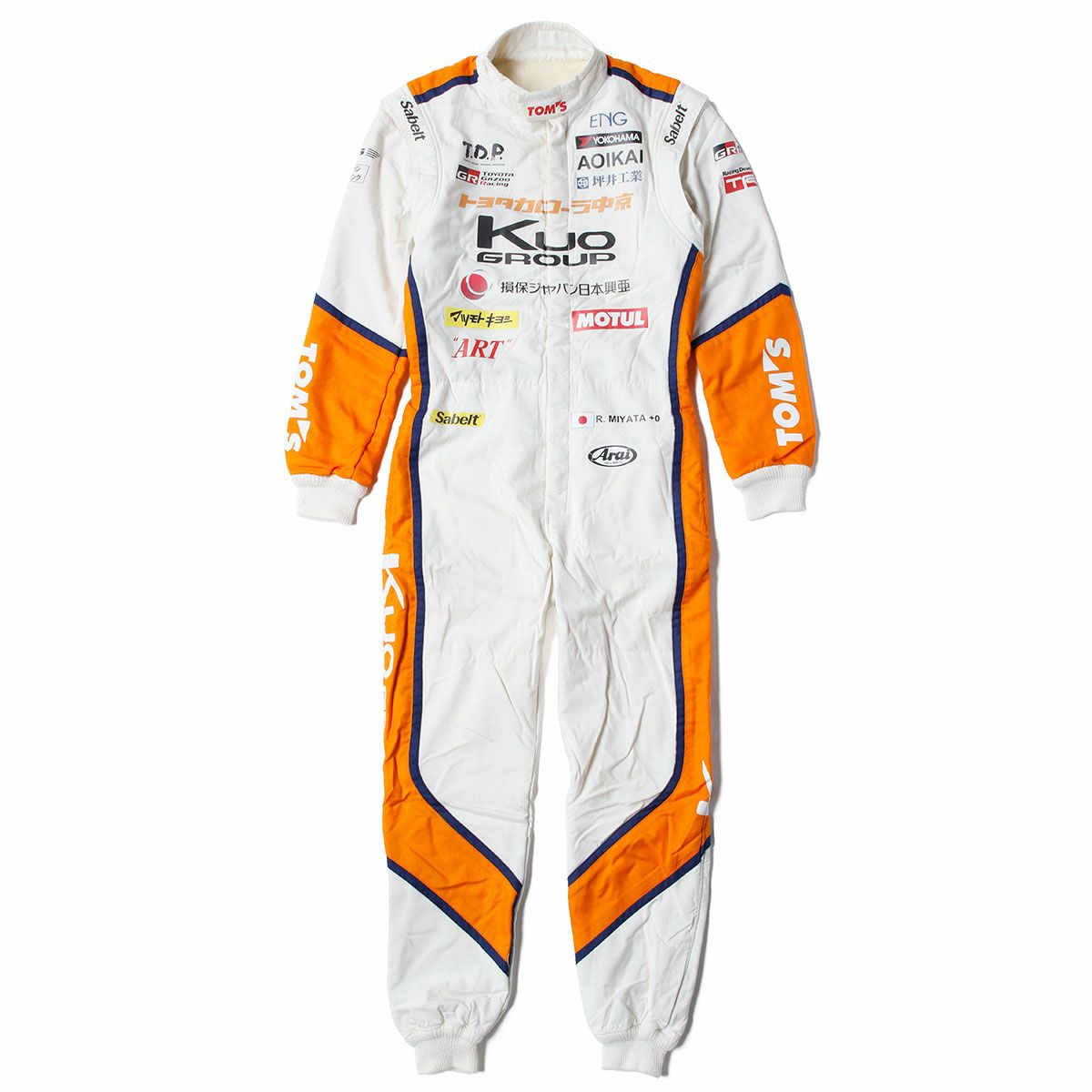 TOM’S｜2018年 全日本F3 宮田莉朋選手着用 レーシングスーツ｜アウターTOM’S｜2018年 全日本F3 宮田莉朋選手着用 レーシングスーツ｜アウター