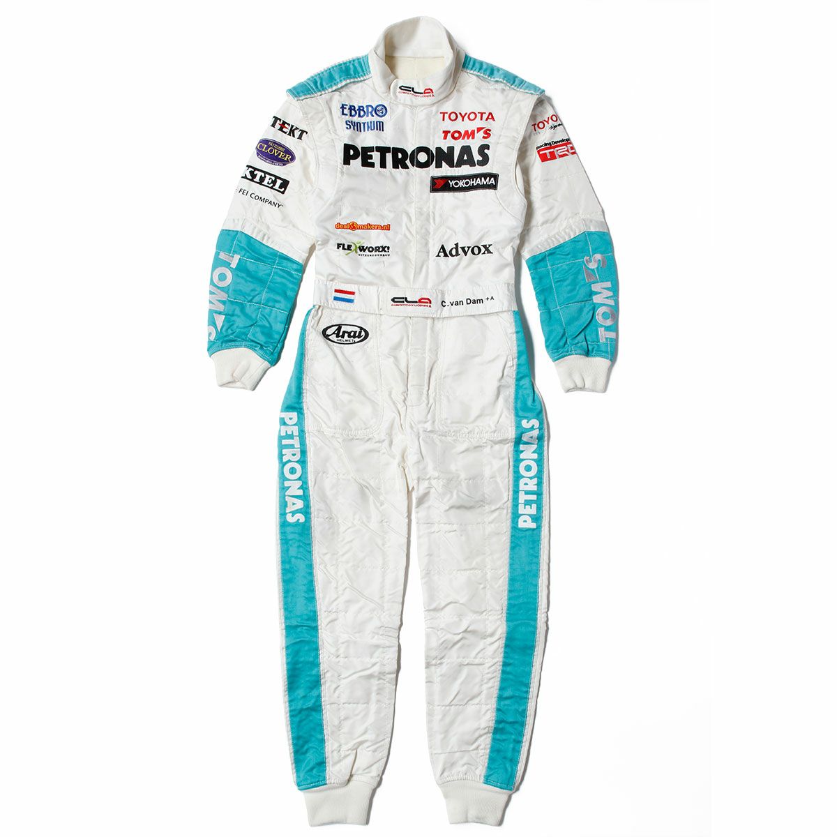 TOM’S｜2008年 全日本F3 カルロ・ヴァン・ダム選手着用 レーシングスーツ｜アウター