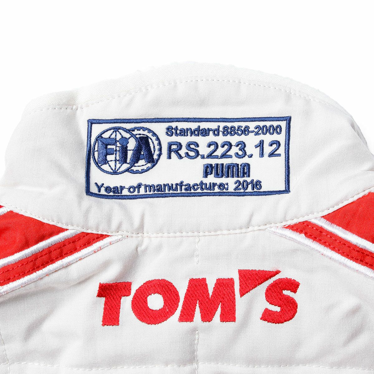 TOM’S｜2016年 全日本F3 山下健太選手着用 レーシングスーツ｜アウター