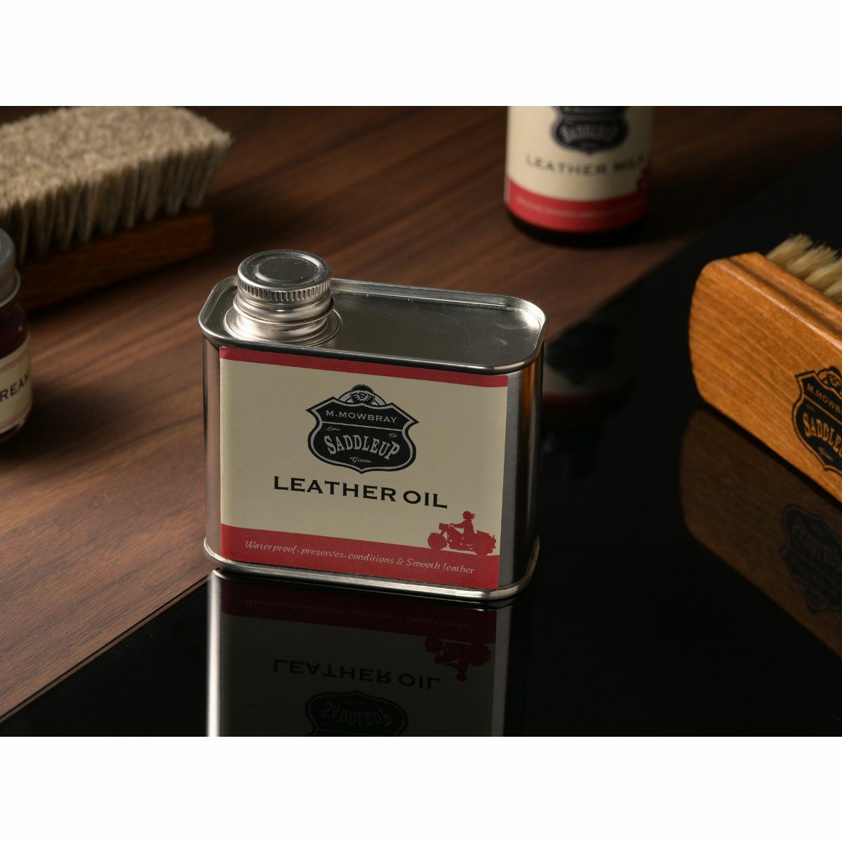 M.MOWBRAY｜サドルアップ レザーオイル｜レザーケア