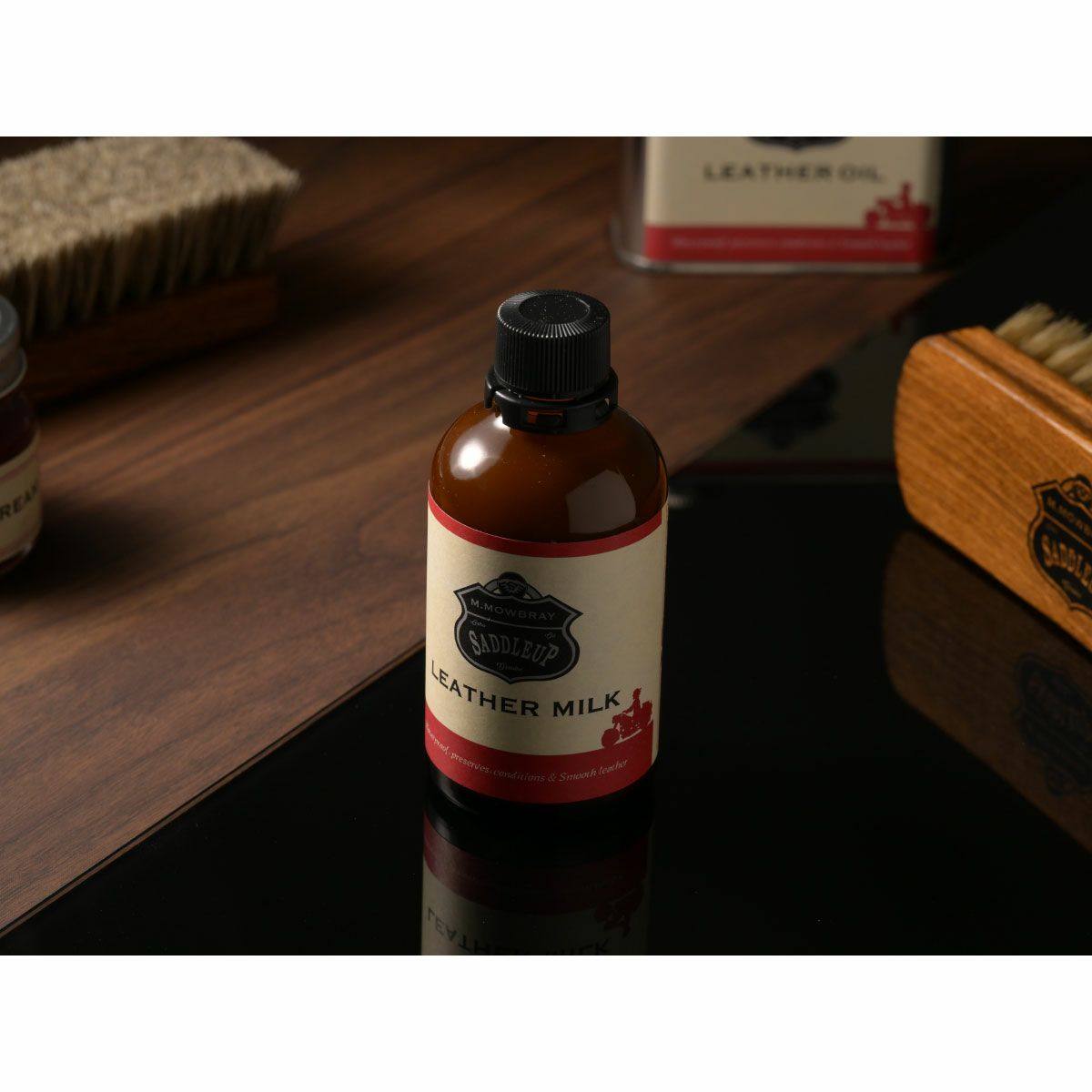 M.MOWBRAY｜サドルアップ レザーミルク｜レザーケア