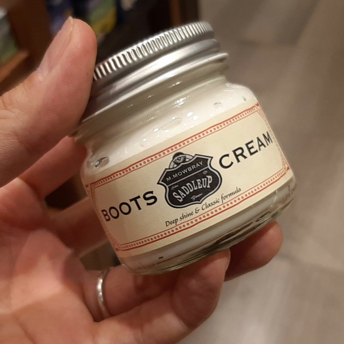 M.MOWBRAY｜サドルアップ ブーツクリーム｜レザーケア｜ニュートラル