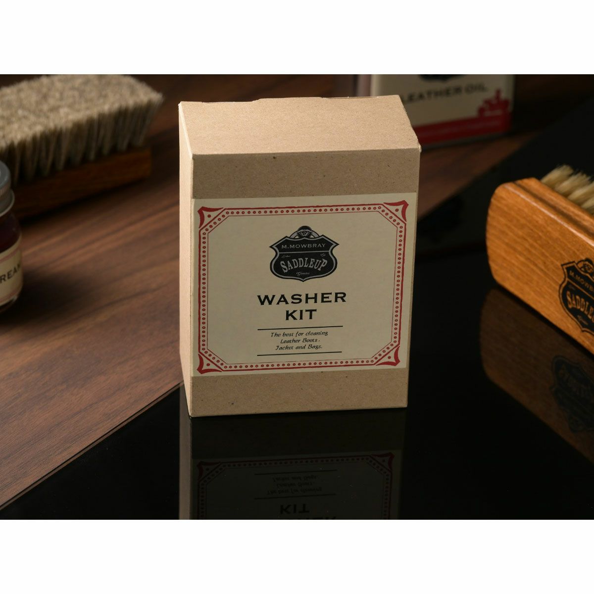 M.MOWBRAY｜サドルアップ ウォッシャーキット｜レザーケア