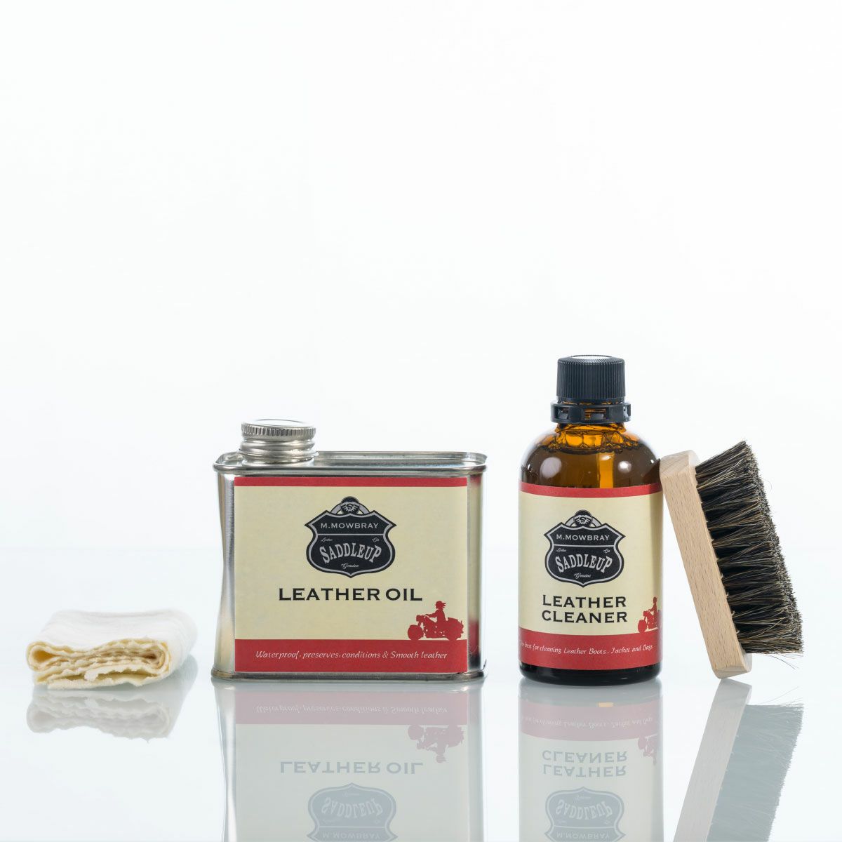 M.MOWBRAY｜サドルアップ レザーオイルキット｜レザーケア