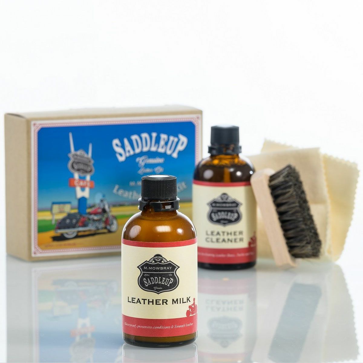 M.MOWBRAY｜サドルアップ レザーミルクキット｜レザーケア