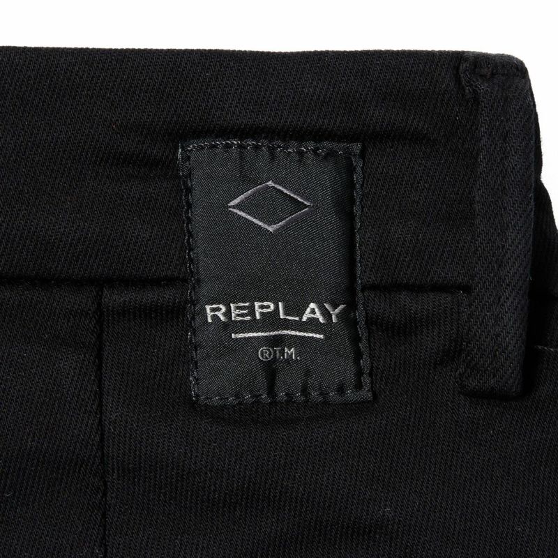 Replay｜JAAN スリムフィット ジーンズ｜チノ・カーゴ｜ブラック