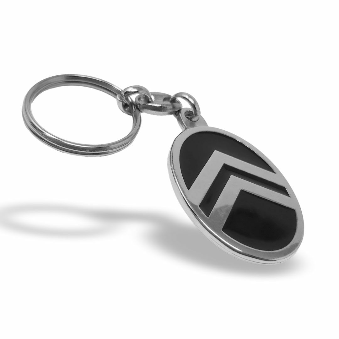 Citroen｜シトロエン NEW ロゴ キーリング｜キーホルダー｜ブラック