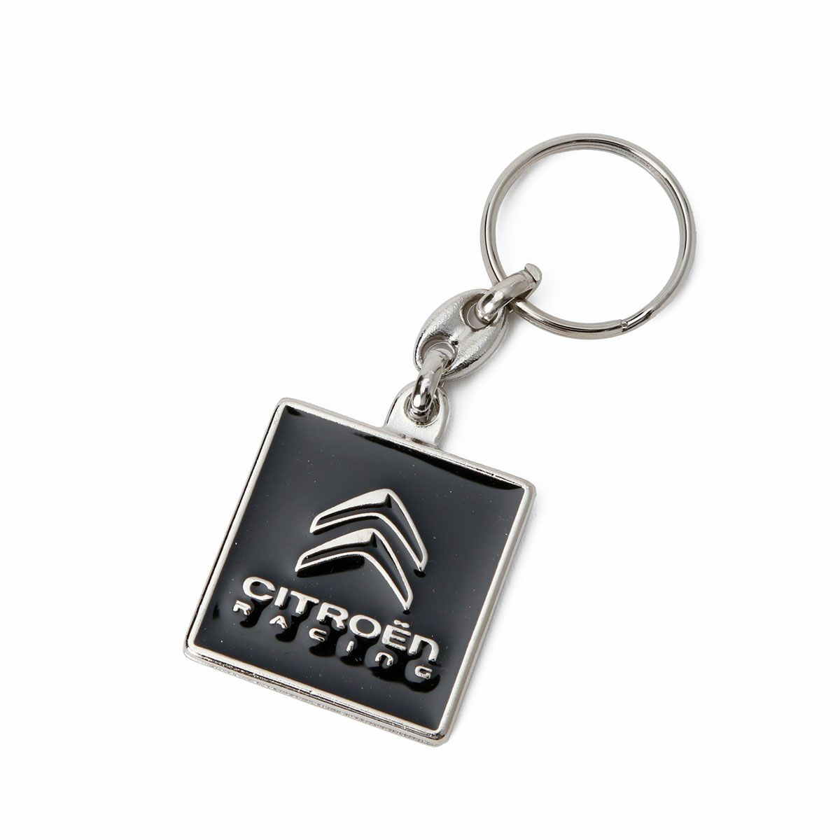 Citroen｜シトロエン レーシング ロゴ キーリング｜キーホルダー｜ブラック