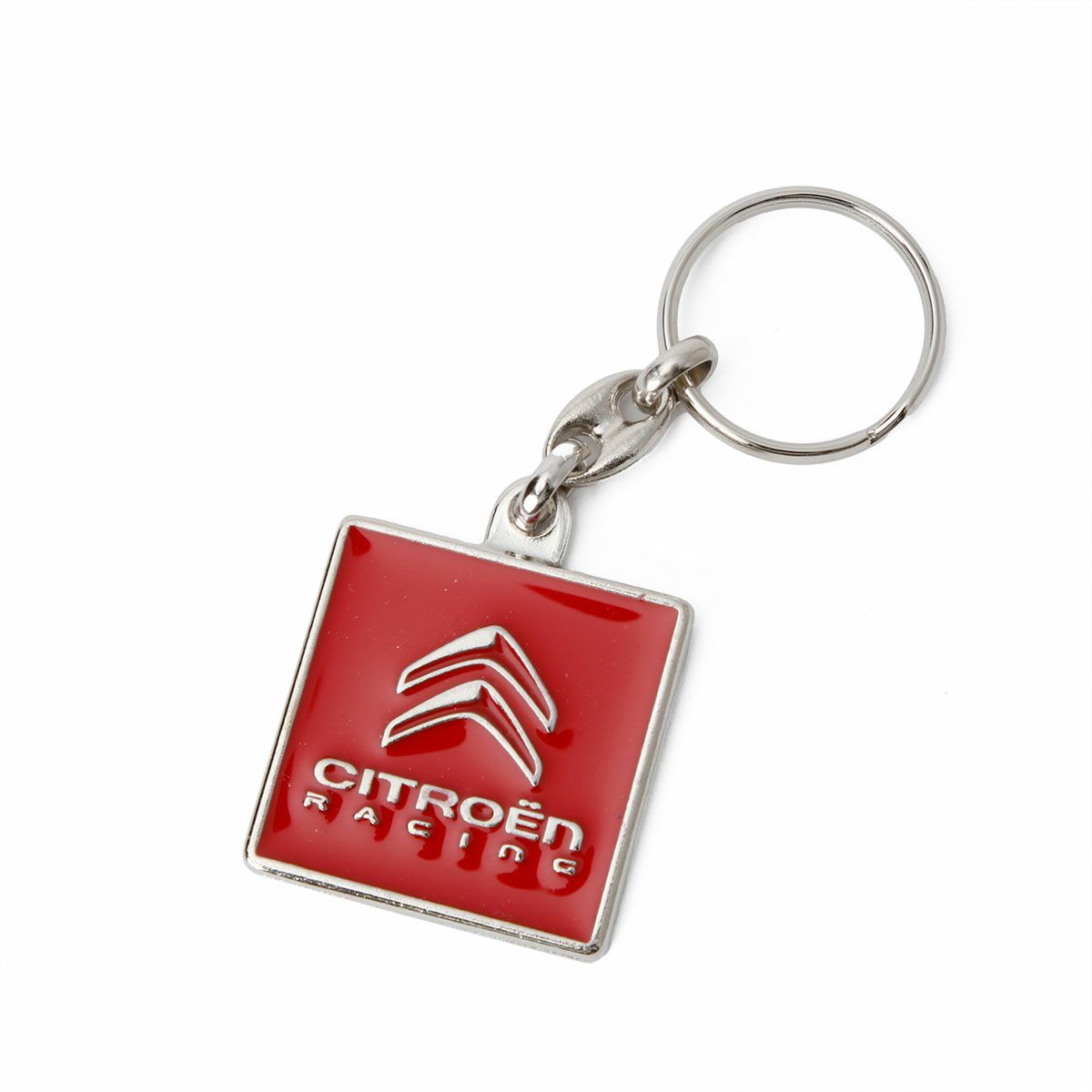 Citroen｜シトロエン レーシング ロゴ キーリング｜キーホルダー｜レッド
