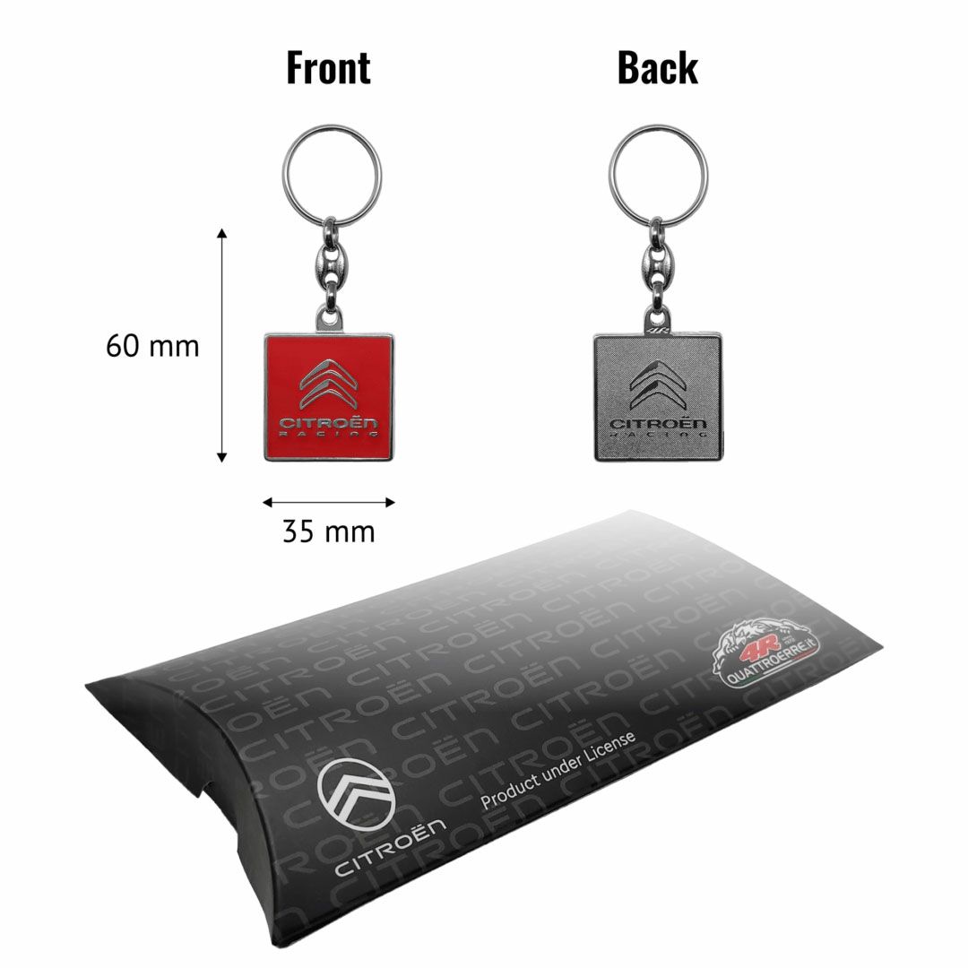 Citroen｜シトロエン レーシング ロゴ キーリング｜キーホルダー