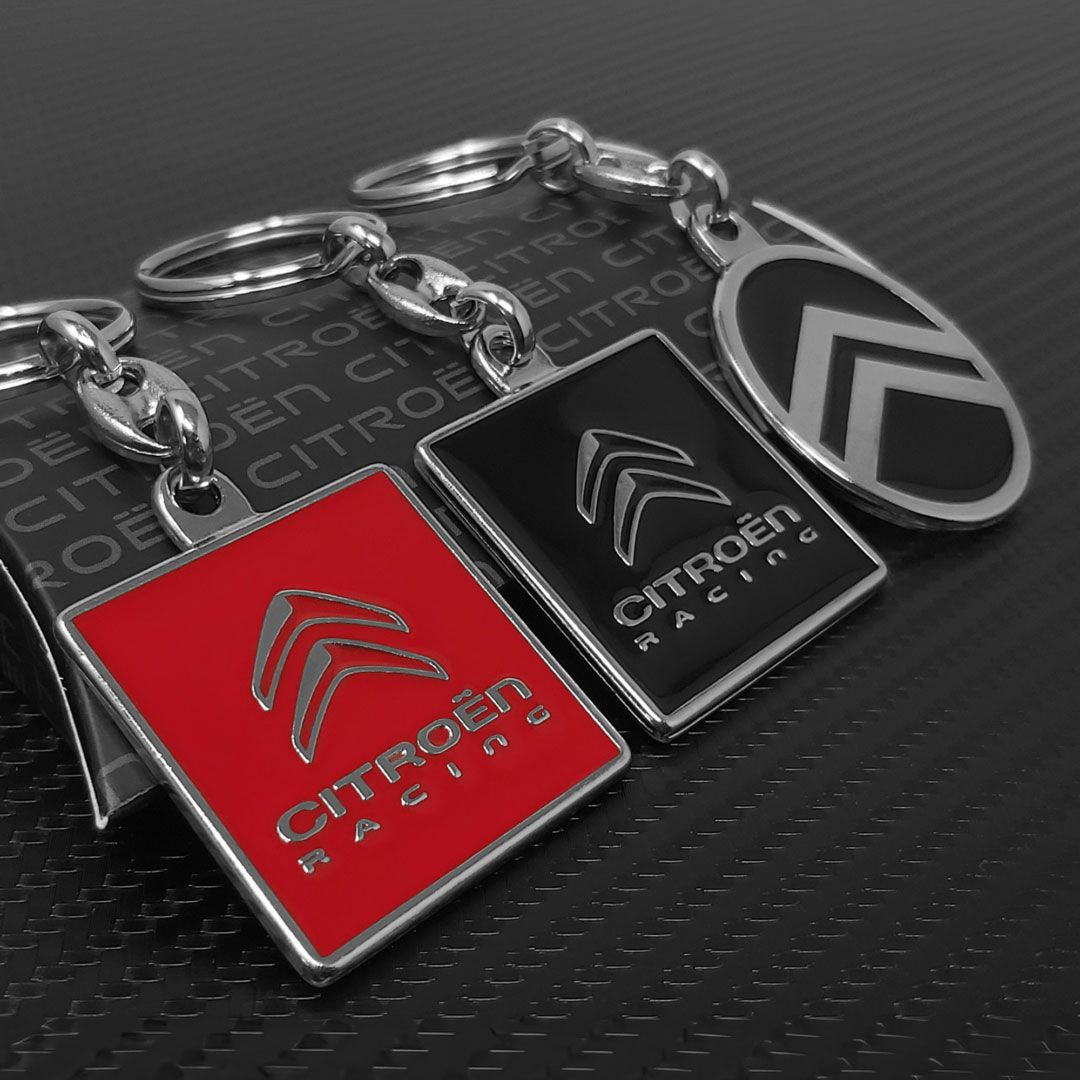Citroen｜シトロエン レーシング ロゴ キーリング｜キーホルダー