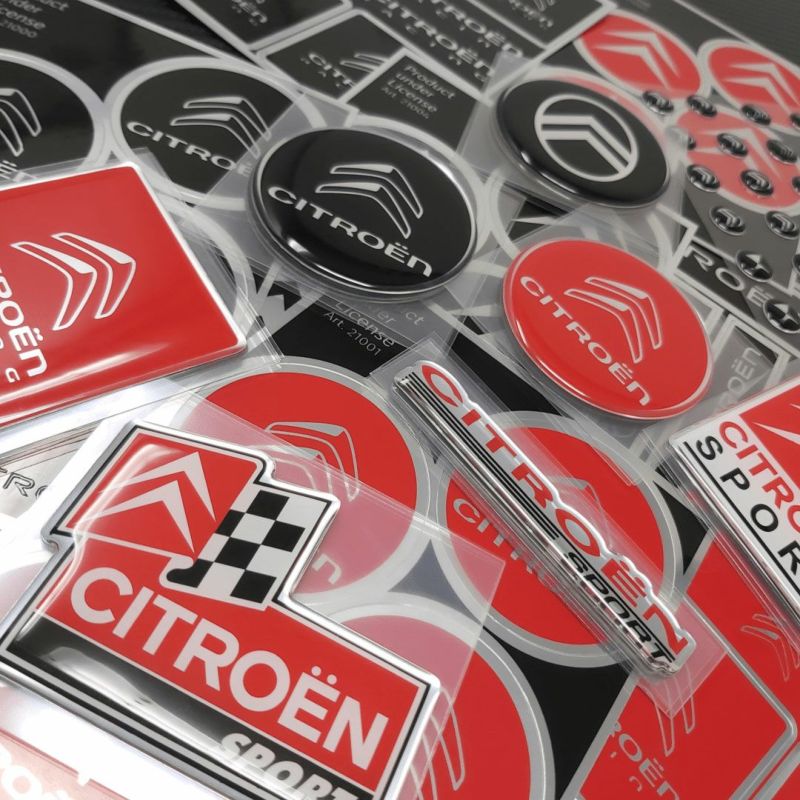 Citroen｜シトロエン スポール ロゴ 3D ステッカー｜