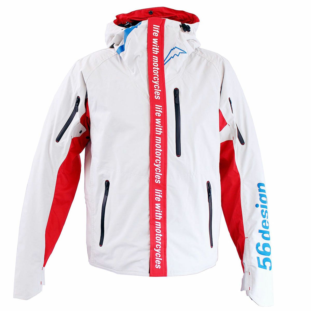 56design｜アクシス ジャケット｜ファブリック｜ホワイト×レッド