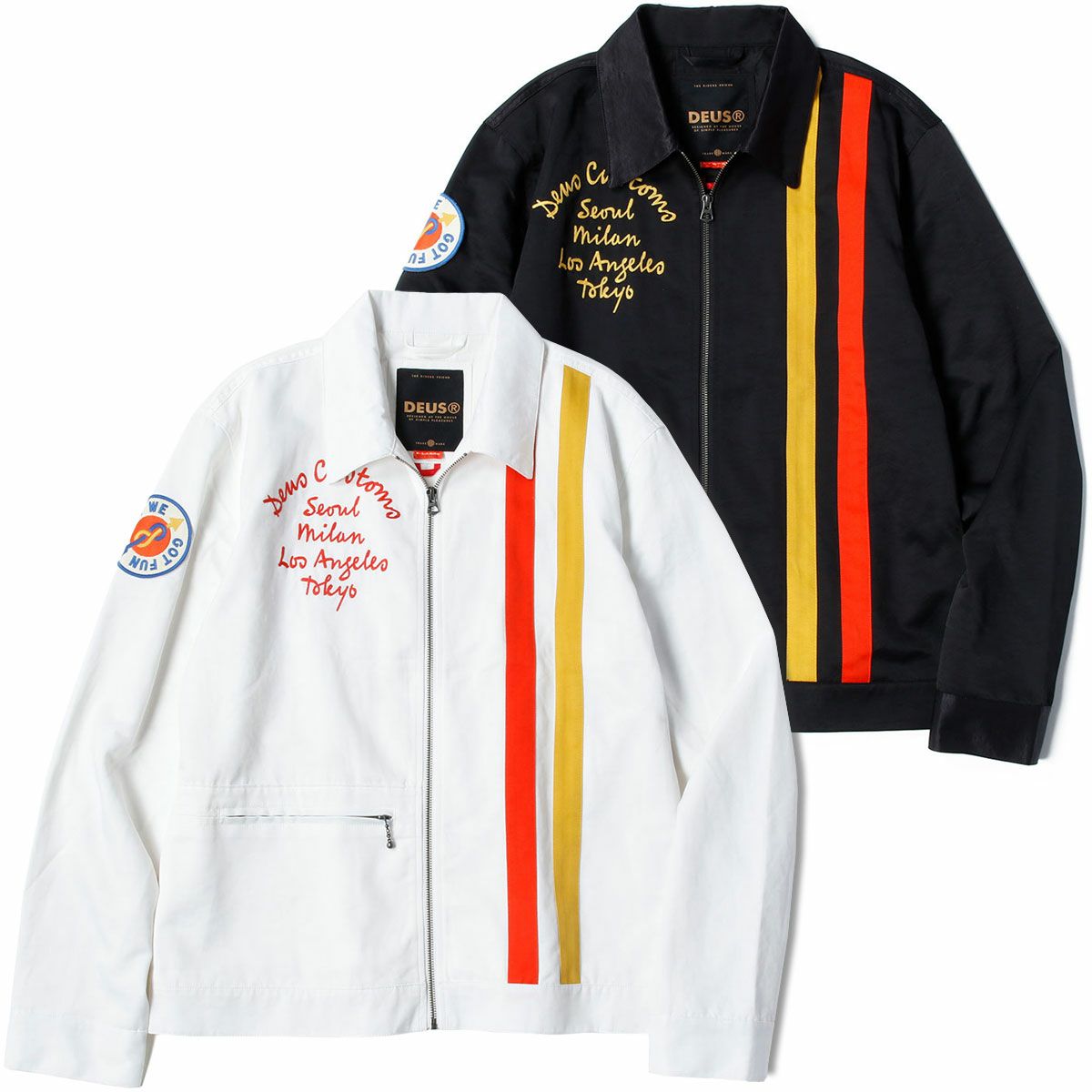 Deus Ex Machina｜チャイム レーシング ジャケット｜ファブリック