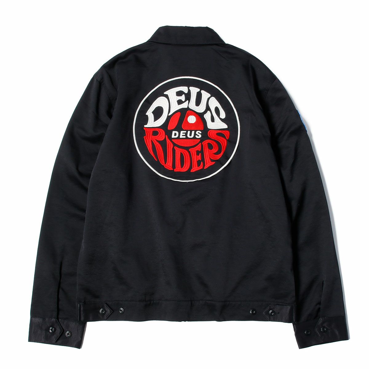 Deus Ex Machina｜チャイム レーシング ジャケット｜ファブリック｜ブラック