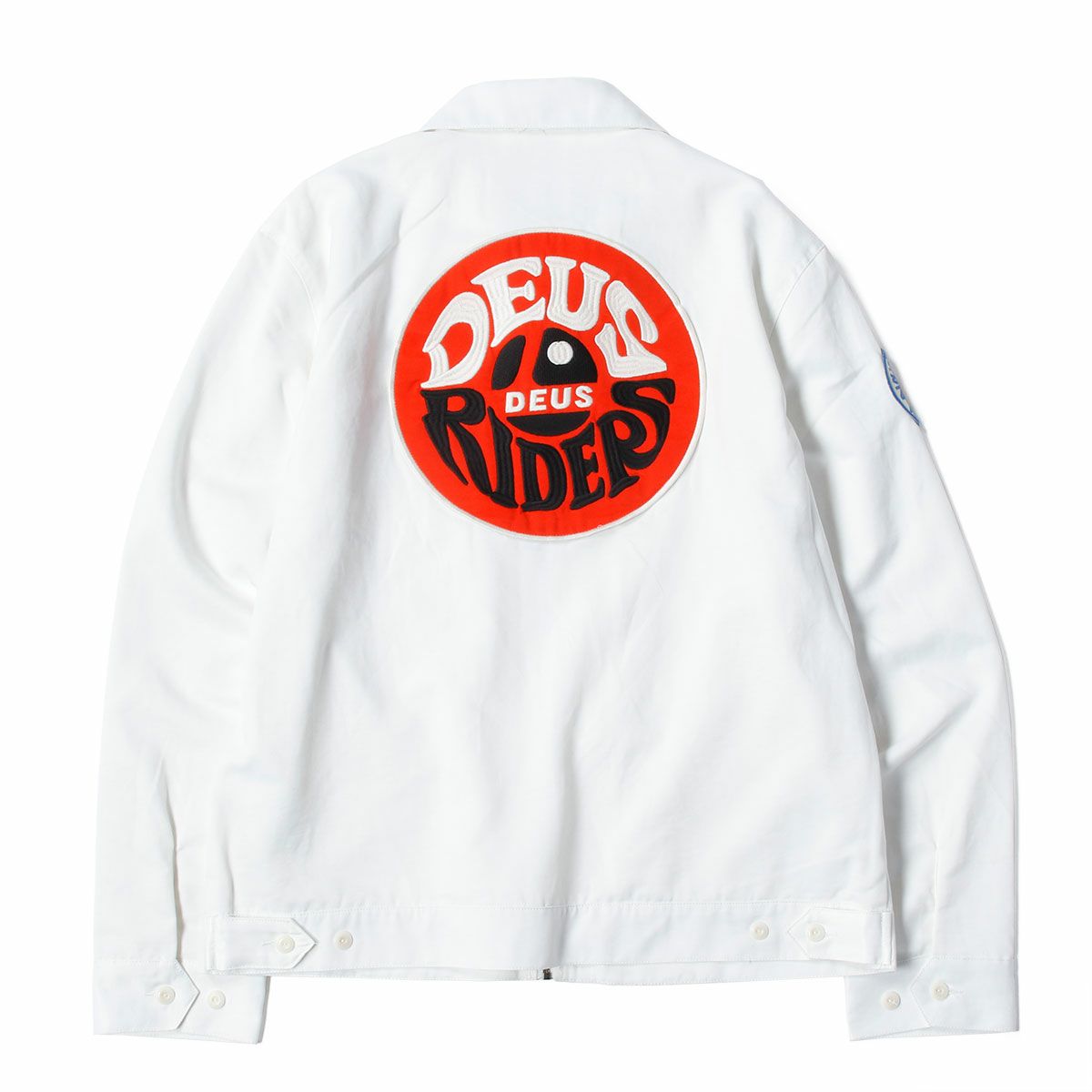 Deus Ex Machina｜チャイム レーシング ジャケット｜ファブリック｜ホワイト