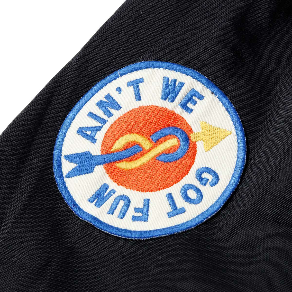 Deus Ex Machina｜チャイム レーシング ジャケット｜ファブリック｜ブラック