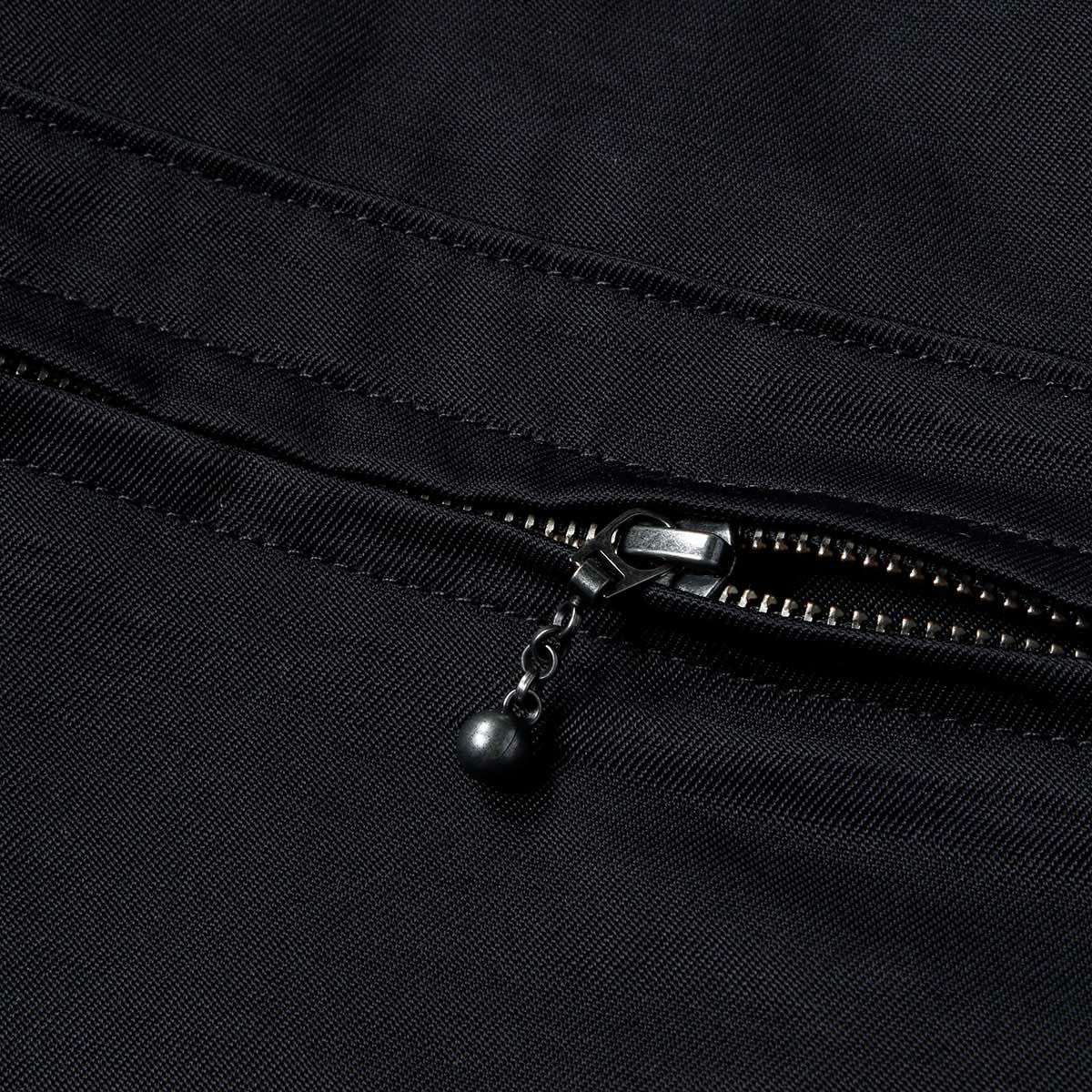 Deus Ex Machina｜チャイム レーシング ジャケット｜ファブリック｜ブラック