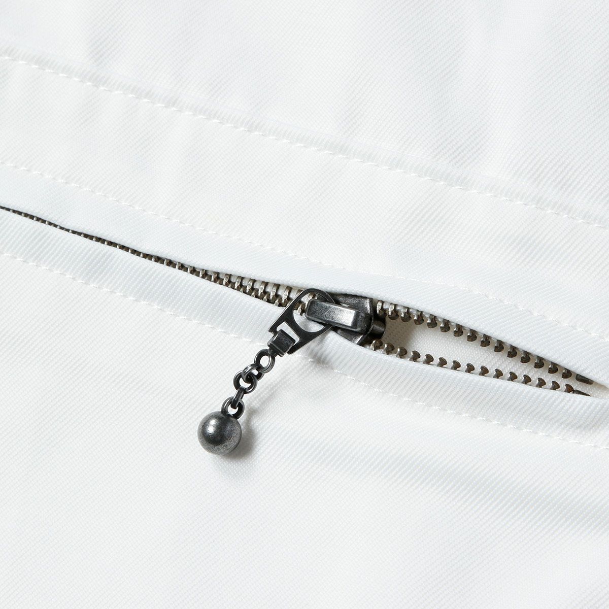 Deus Ex Machina｜チャイム レーシング ジャケット｜ファブリック｜ホワイト