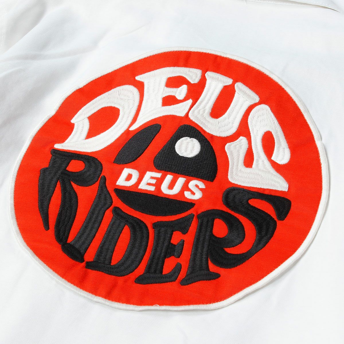 Deus Ex Machina｜チャイム レーシング ジャケット｜ファブリック｜ホワイト