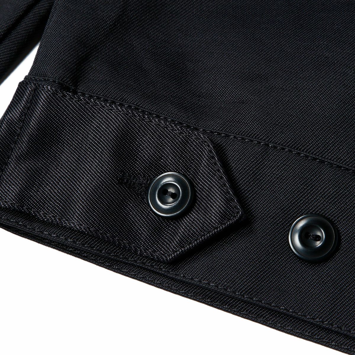 Deus Ex Machina｜チャイム レーシング ジャケット｜ファブリック｜ブラック