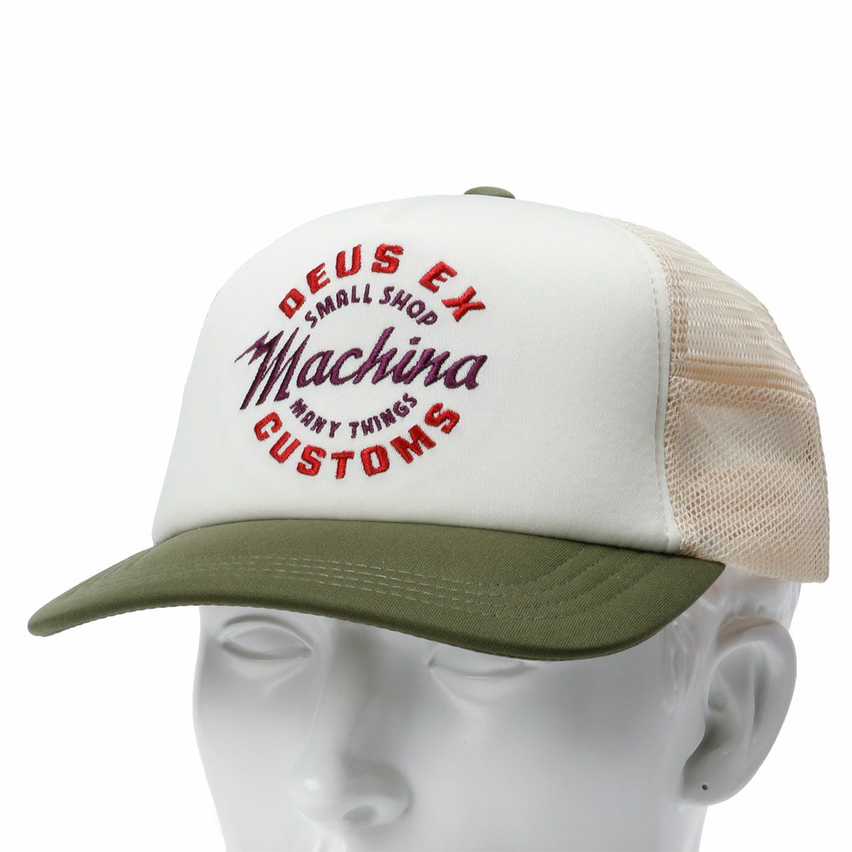 Deus Ex Machina｜アンプ サークル トラッカー｜帽子｜クリーム