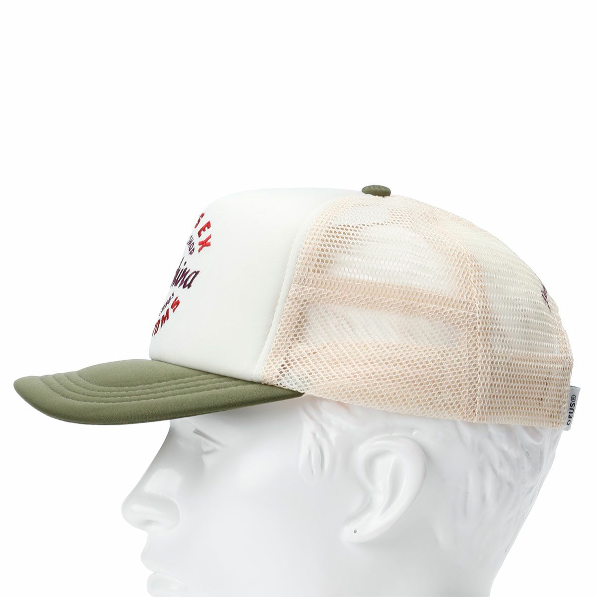 Deus Ex Machina｜アンプ サークル トラッカー｜帽子｜クリーム