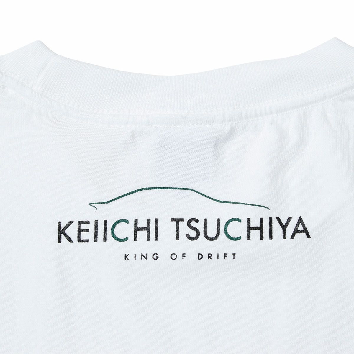 土屋圭市｜THE DRIFT KING Tシャツ｜ホワイト