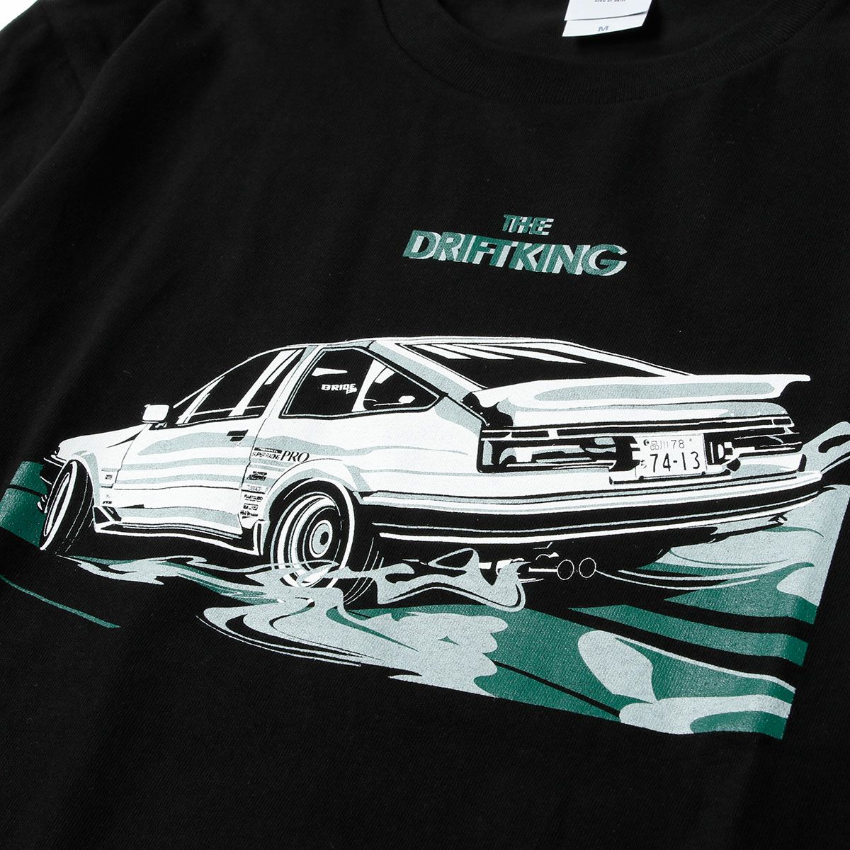 土屋圭市｜THE DRIFT KING ロング Tシャツ｜ロングスリーブ｜ブラック