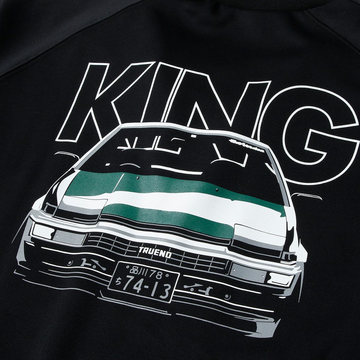 土屋圭市｜KING トラックジャケット｜スウェット｜ブラック