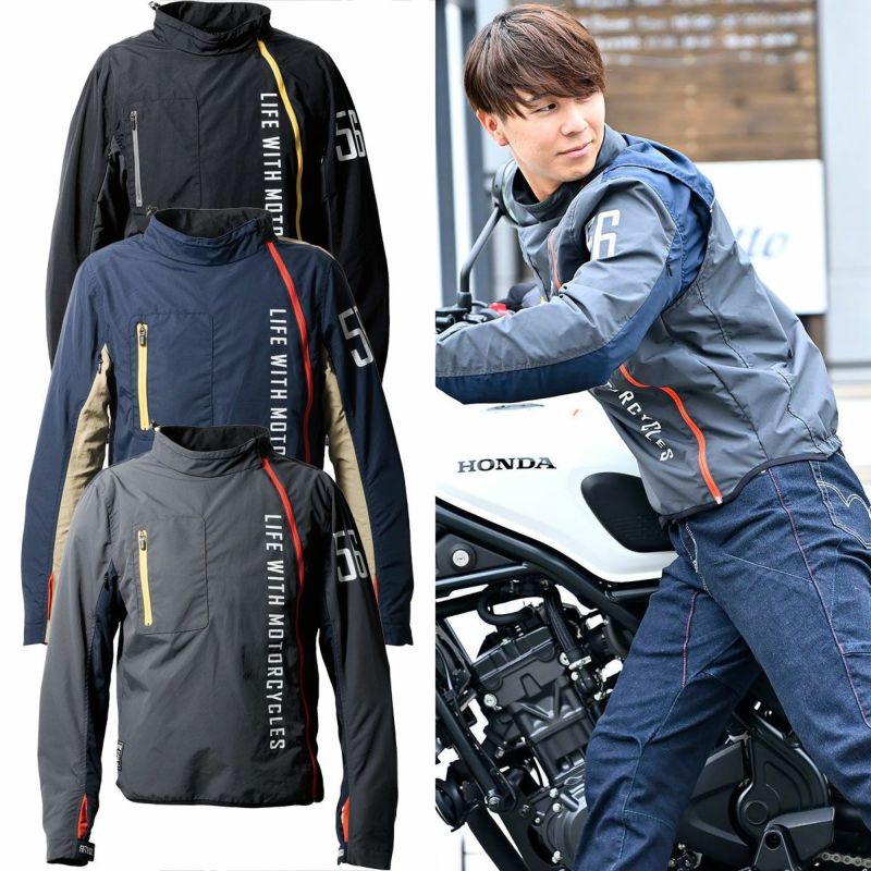 56design｜アーク ジップ ジャケット｜ファブリック