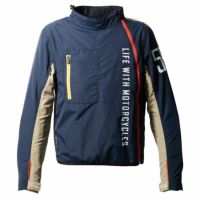 56design｜アーク ジップ ジャケット｜ファブリック｜ネイビー×ベージュ