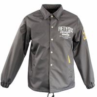 56design｜ライディング コーチジャケット 2 アウター 24｜ファブリック｜ダークグレー