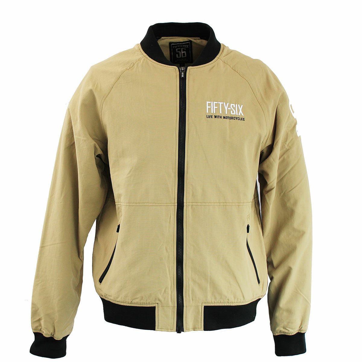 56design｜ライト ブルゾン アウター 24｜ファブリック｜ベージュ