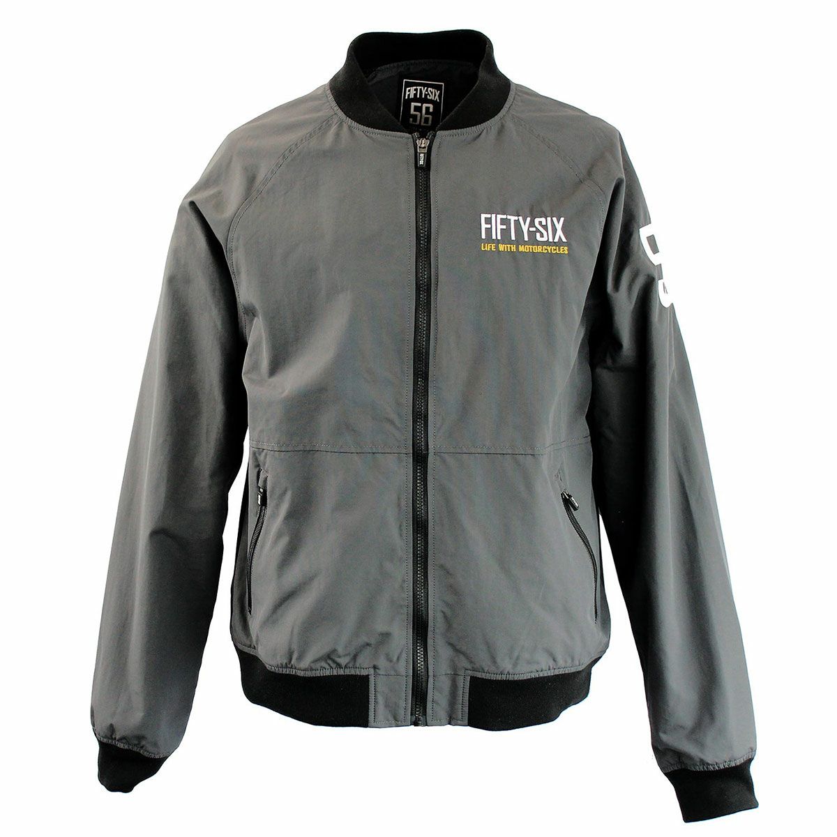 56design｜ライト ブルゾン アウター 24｜ファブリック｜ダークグレー