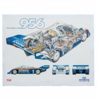 ONLY ONE LEGEND COLLECTION｜1982 ロスマンズ ポルシェ 956 ヴィンテージ ファクトリー ポスター｜ポスター